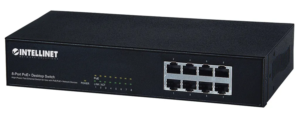 Switch Gigabit Managed Intellinet 560764 | PoE+ 140W per VoIP e AP