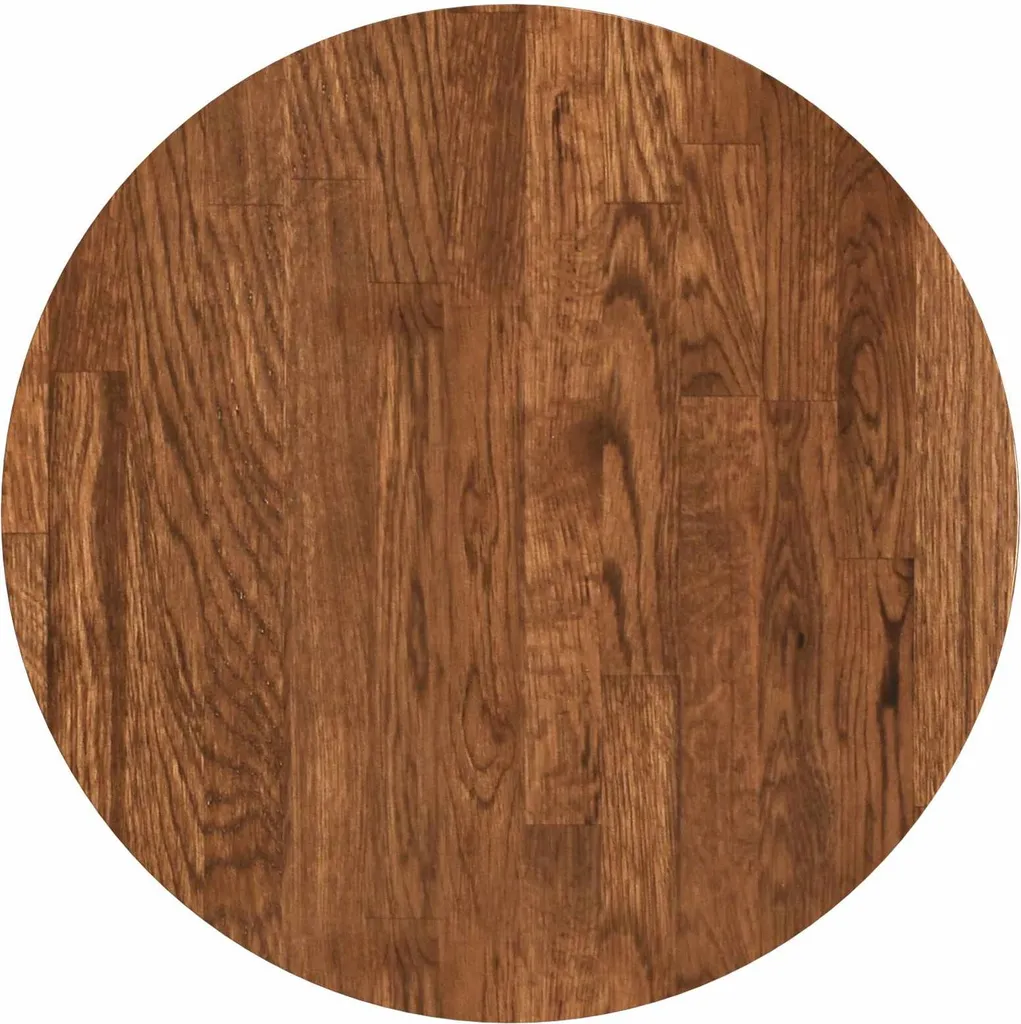 Rénover votre Table avec ce Plateau Rond en Chêne Massif 40 cm Brun