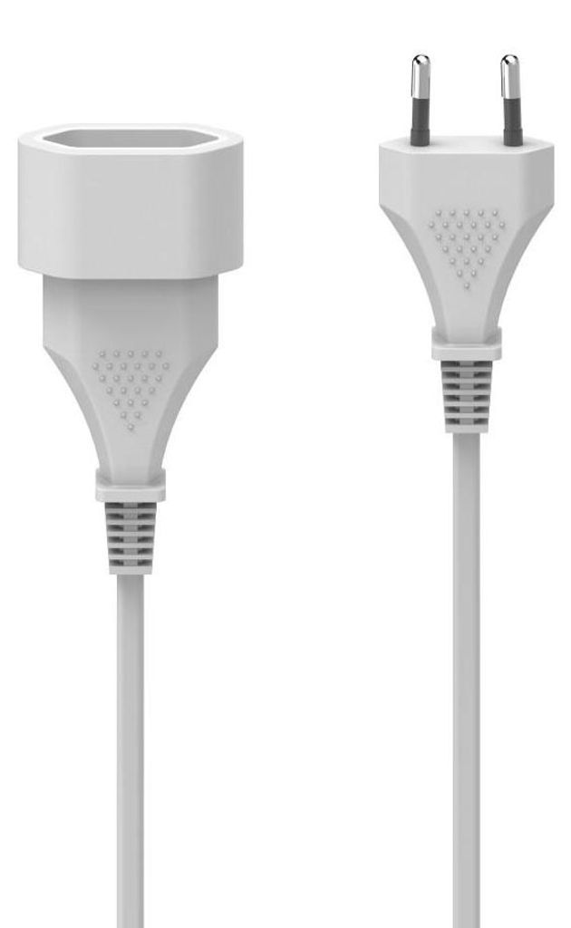 Hama 00223261, 3 m, Drinnen, Gerade, Weiß, 1 AC-Ausgänge, Produktbild 