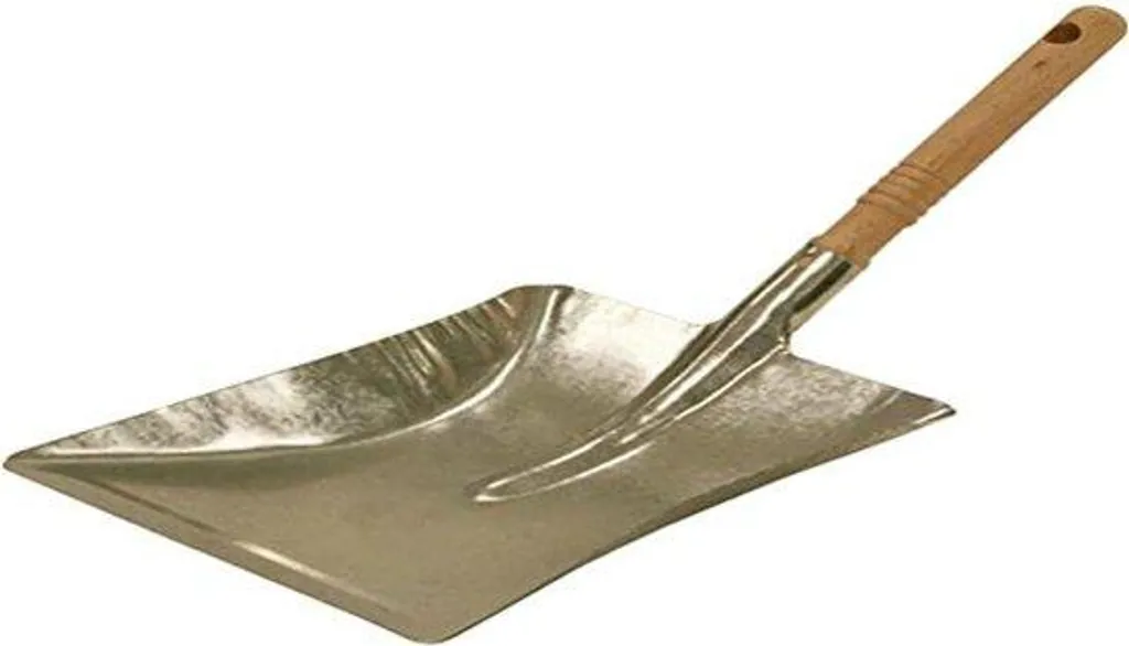 Pince à feu en acier galvanisé avec manche en bois naturel - 45 cm