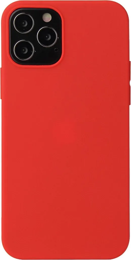 Protezione iPhone 12 Pro Max 6.7" TPU Rosso Sottile Anti-Graffio