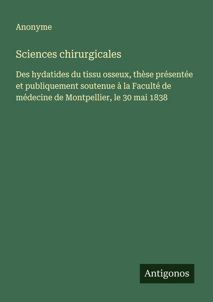 Chirurgische Wissenschaften