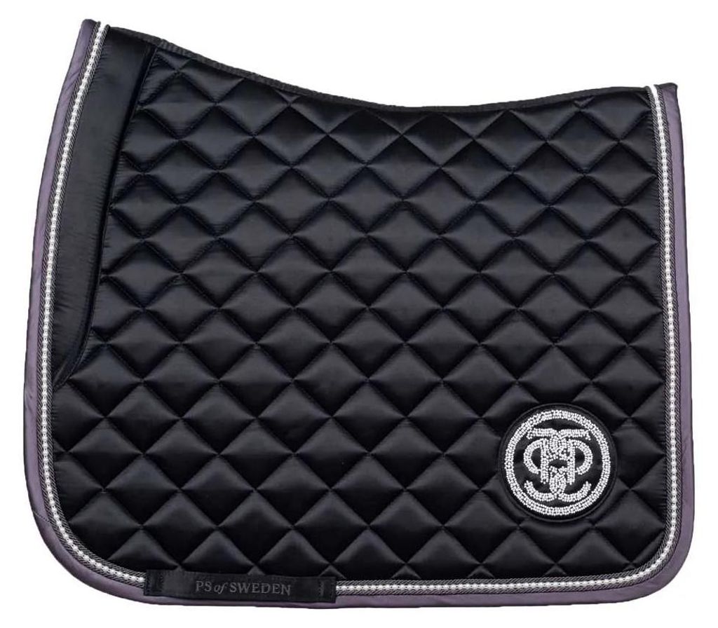 Ps Of Sweden Pearl Monogram Dressur Satteldecken Schwarz Full Schwarz Full