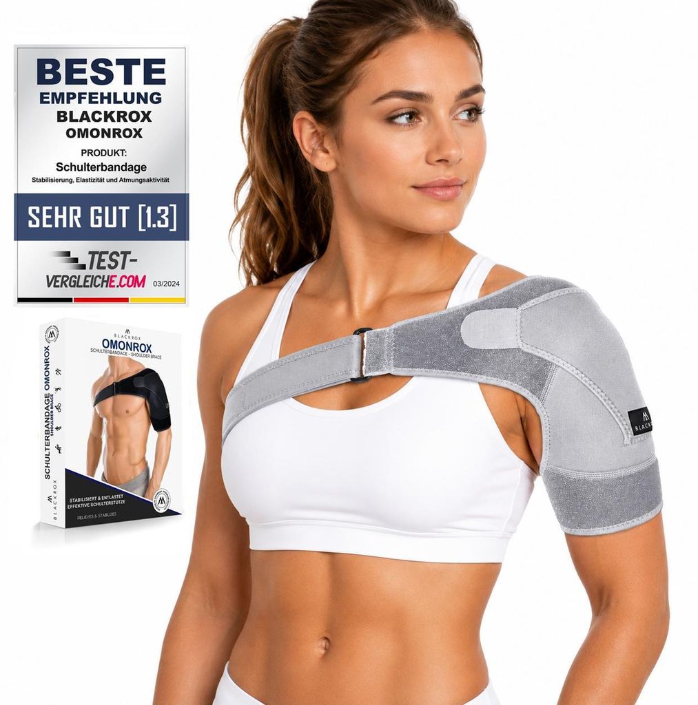 BLACKROX Schulterbandage [Vergleichssieger 2026] Für Damen Produktbild 