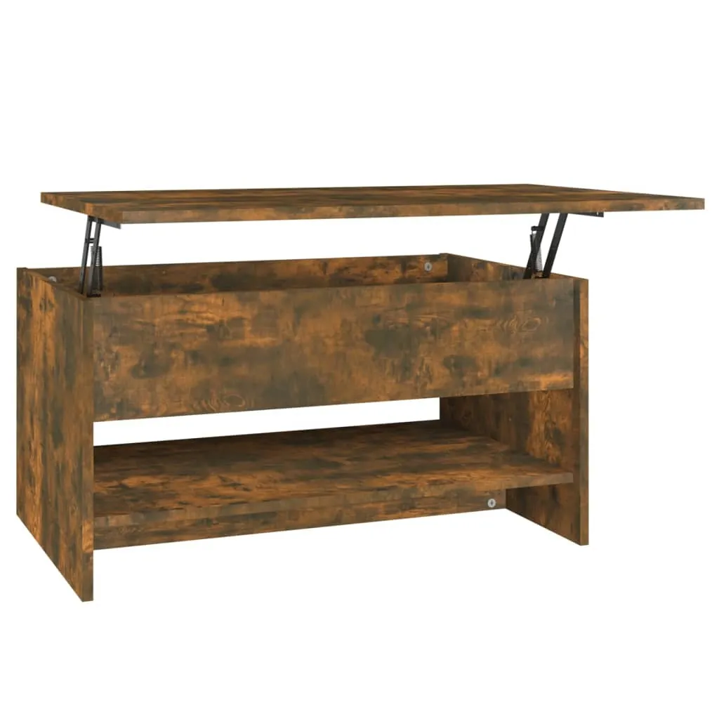 Tavolino Caffè 80x50 Rovere Fumé | Eleganza Minimalista Soggiorno