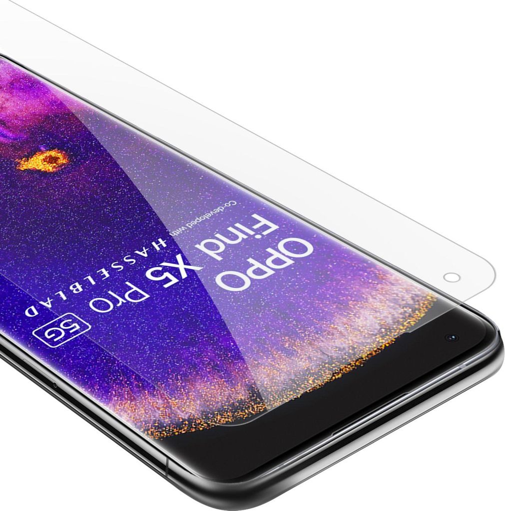 Cadorabo Panzer Folie für Oppo FIND X5 PRO Schutzfolie in Transparent Gehärtetes Tempered Display-Schutzglas