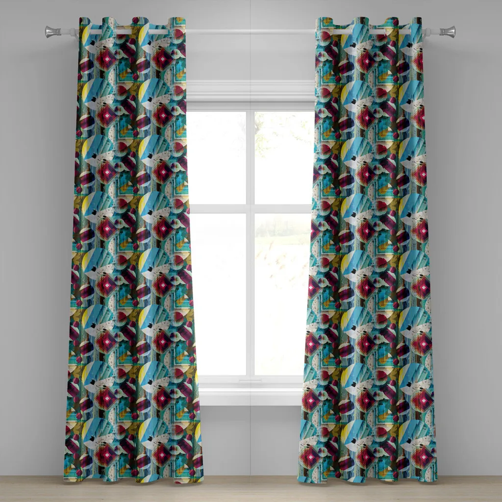 Tende ABAKUHAUS Lavabili 280x175 - Design Circolare Vintage Multicolor
