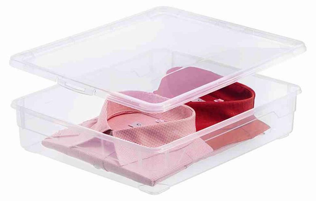 1-20 x kus Úložný box Rotho Clear Box stohovatelný do 22 l Obrázek produktu 
