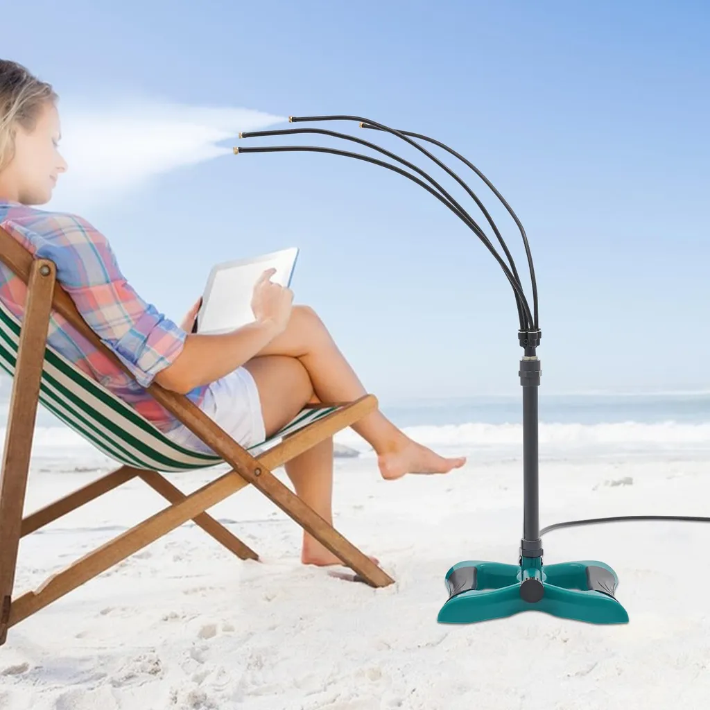 Refroidisseur à pulvérisation autonome vert avec buse orientable 15m