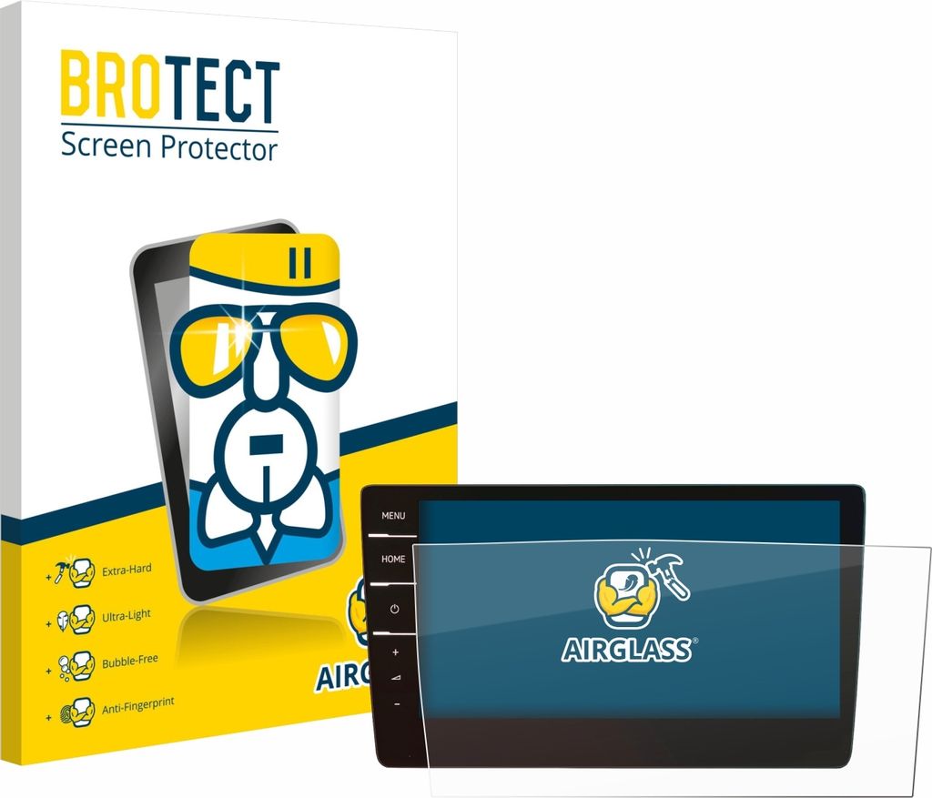 BROTECT Schutzglas für Volkswagen T6.1 California 2021 Discover Pro 9.2" Schutzfolie Panzer Folie Glas Display Schutz klar