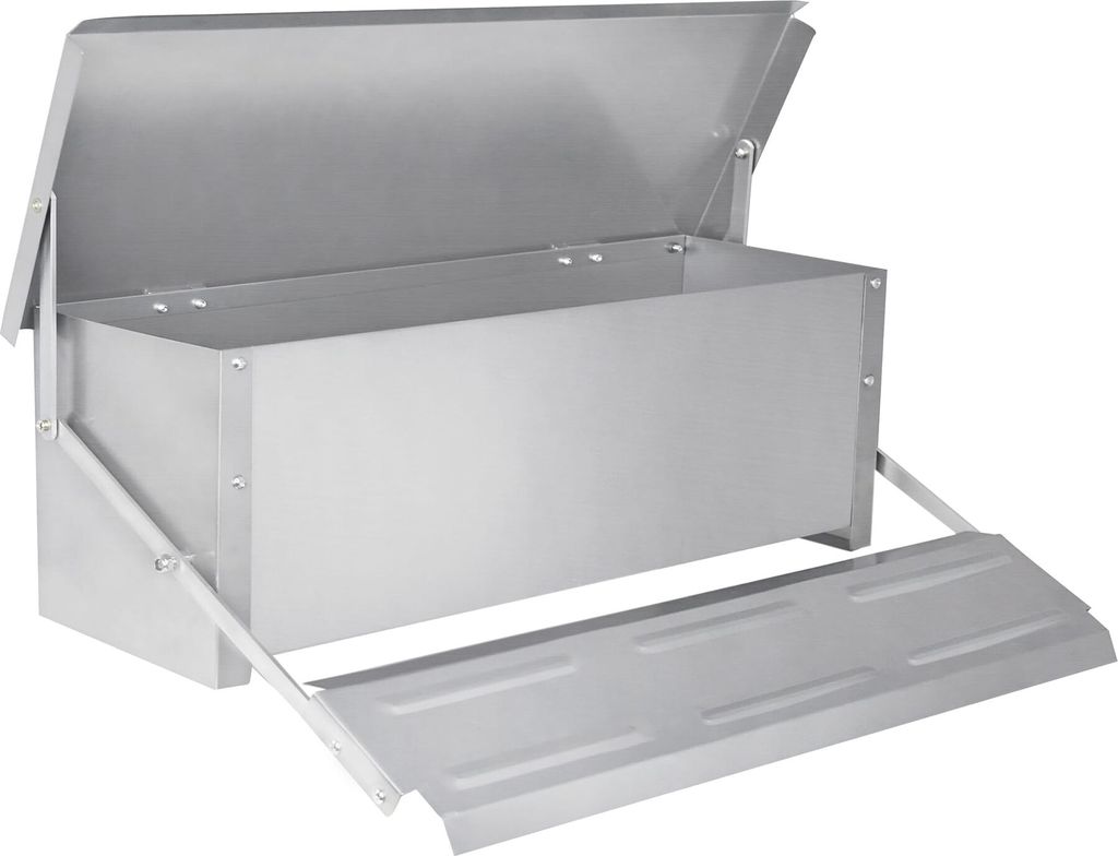 JOIEYOU 10KG Futterautomaten mit Pedal Füßen Geflügel Produktbild 