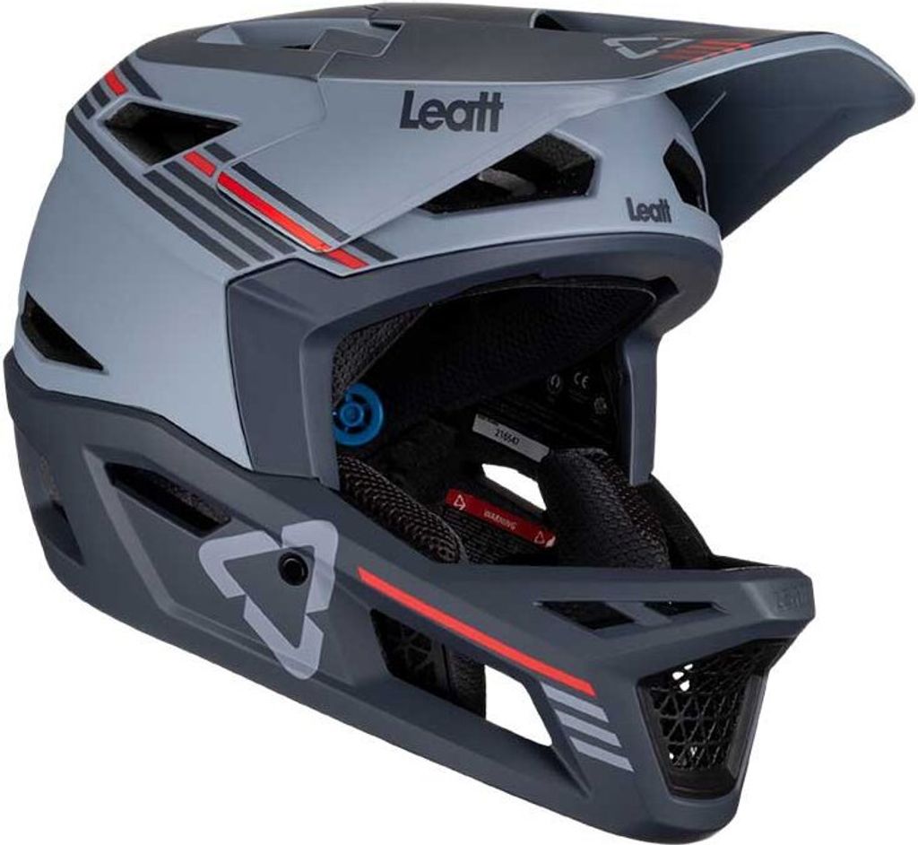 Leatt Gravity 4.0 Downhillhelm Grau XL Grau XL