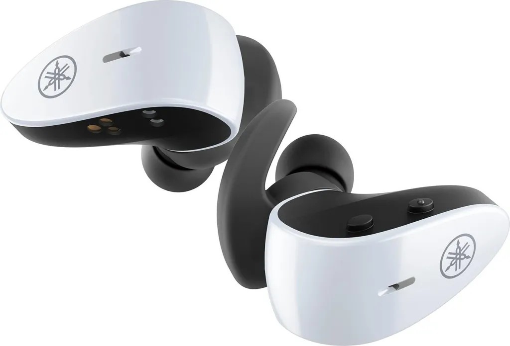 Cuffie Sport Yamaha TW-ES5A Bianco: Stabilità IPX7 e Bluetooth 5.2