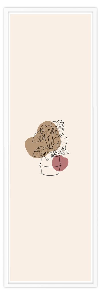 Posterrahmen 50 x 150 cm Holzdekor weiß Produktbild 