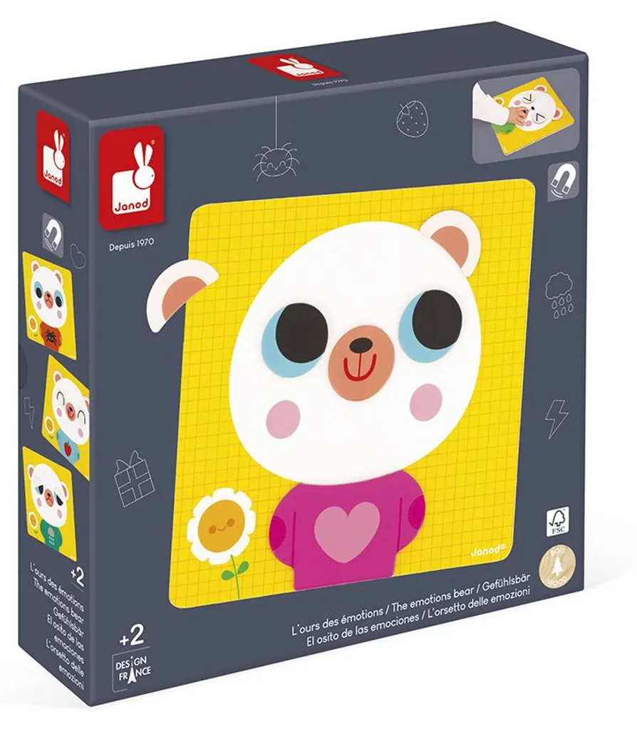Jeu Éducatif Magnétique Émotions Enfant 30 Aimants pour Apprendre à Jouer