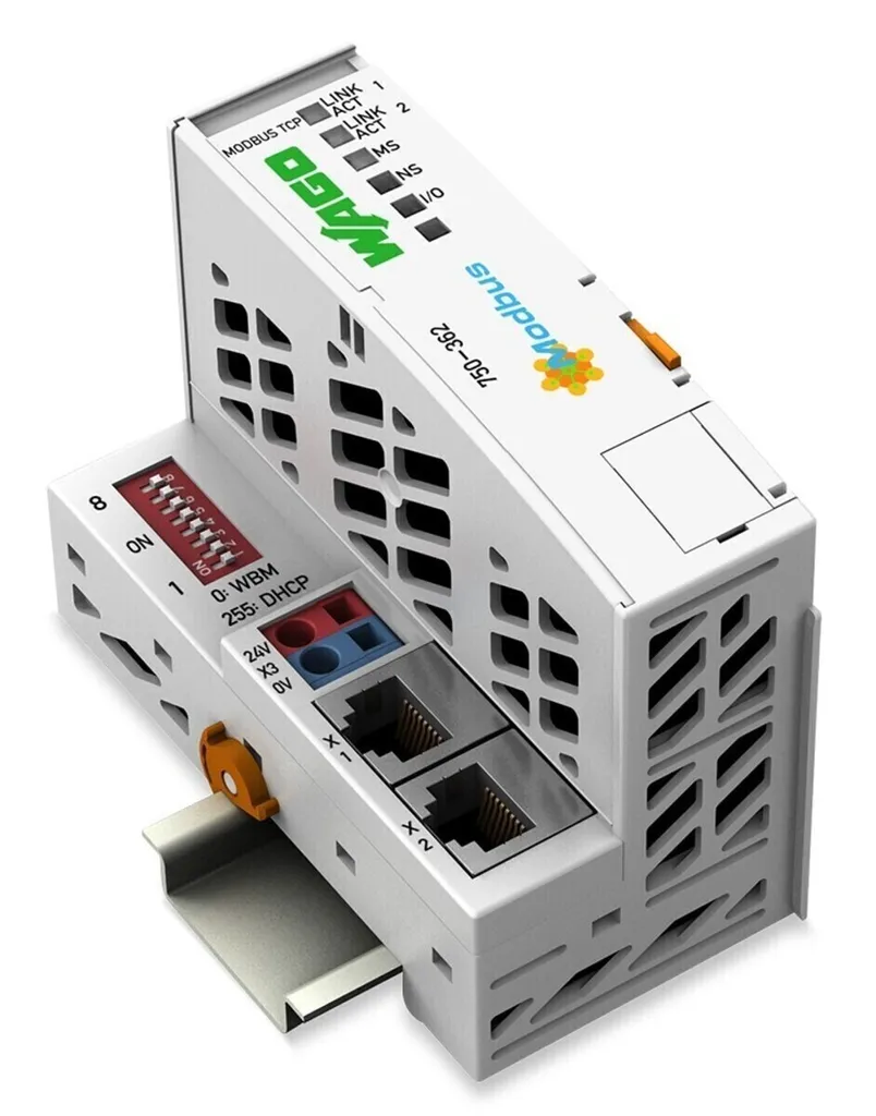 Coupleur Modbus TCP 750-362 WAGO avec double port Ethernet intégré