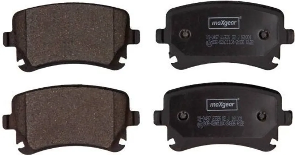 Plaquettes de frein arrière MAXGEAR 19-0497 pour Audi A4 A6 A8 et T5