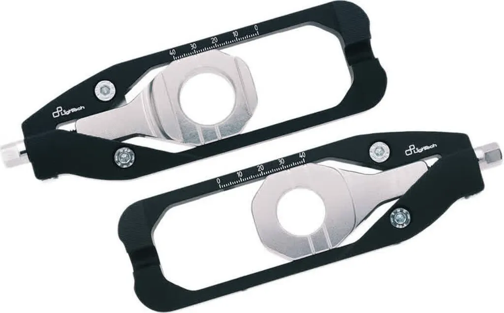 Tendeur de chaîne de roue arrière Suzuki GSX-R600 LighTech Noir Mat