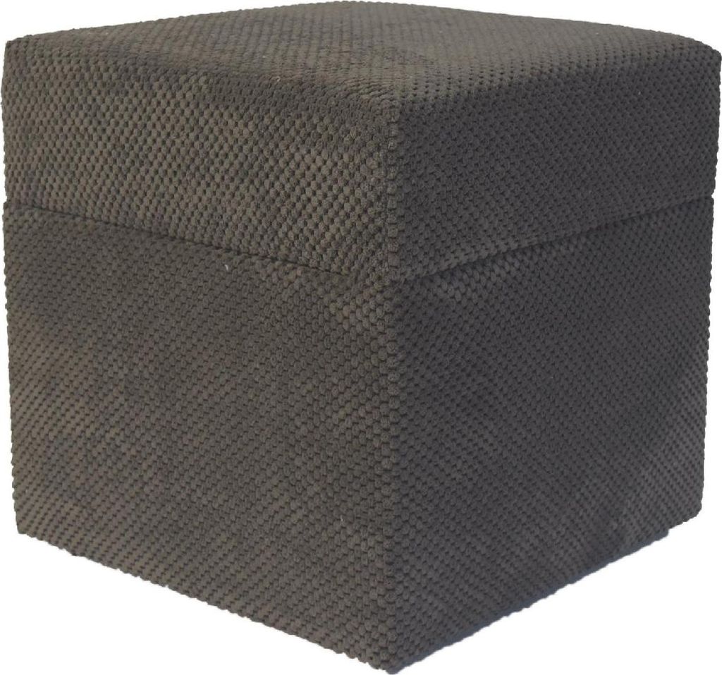 Pufa welurowa ZEFIR DOT 40x40 cm kwadratowa z pojemnikiem Zdjęcie produktu 