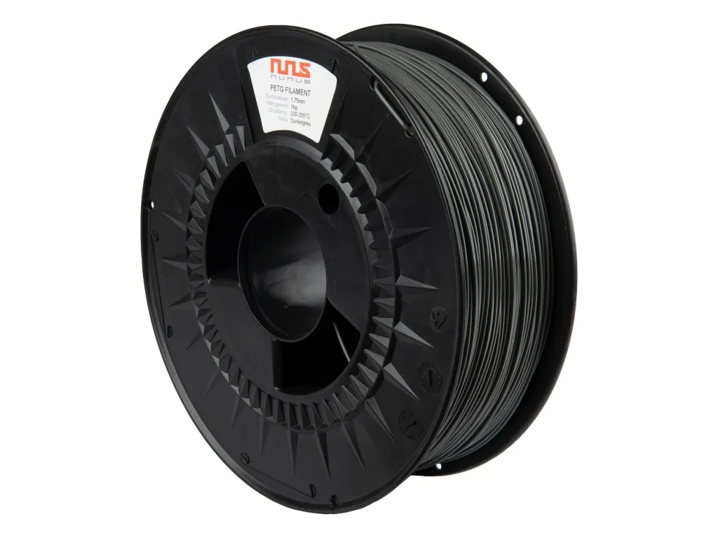 Filamento PLA Grigio 1.75mm 1kg Alta Precisione per Stampanti 3D FDM