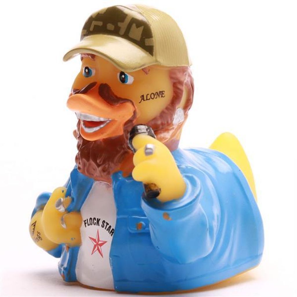 Badeente CelebriDuck Post Malone Flock Star Rubber Duck Vinyl 11,5 cm