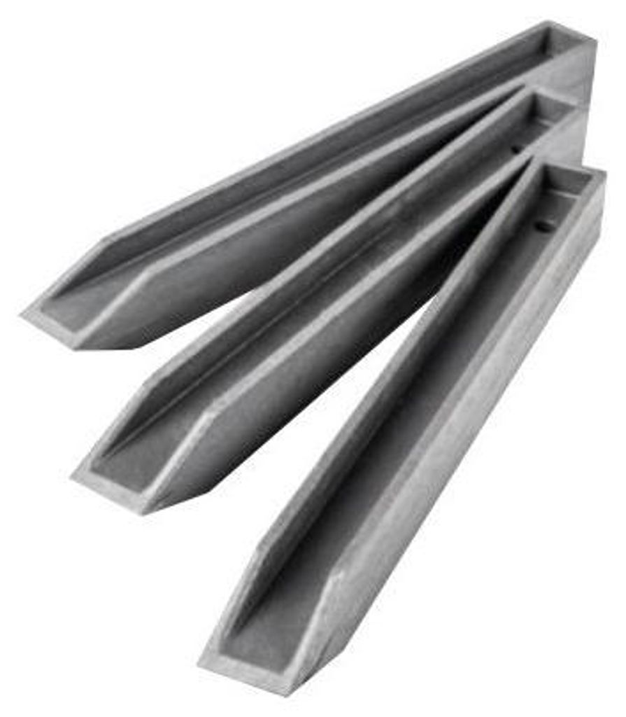 Wovar - Piquets Plastique Recyclé Gris 38 cm - 10 pièces Image du produit 
