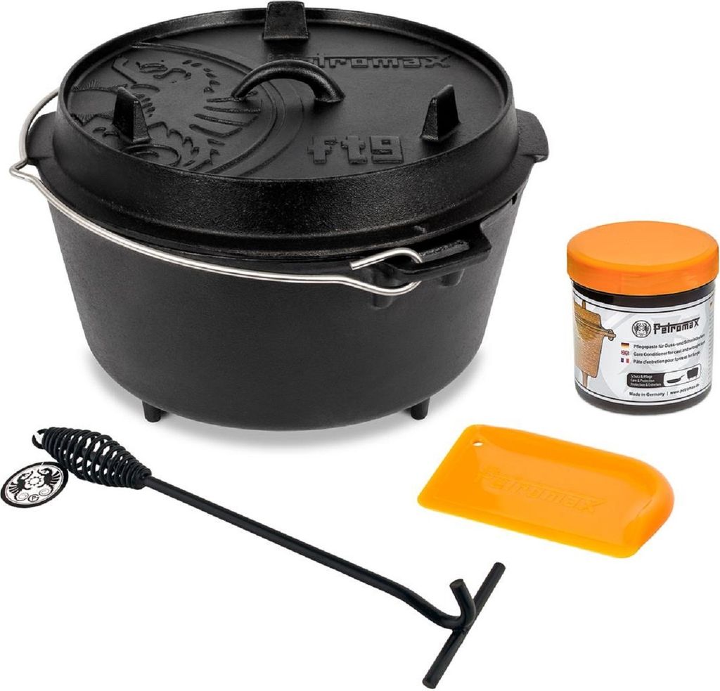 Petromax Dutch Oven Set ft9 Feuerofen Einsteiger Set 10.5Liter