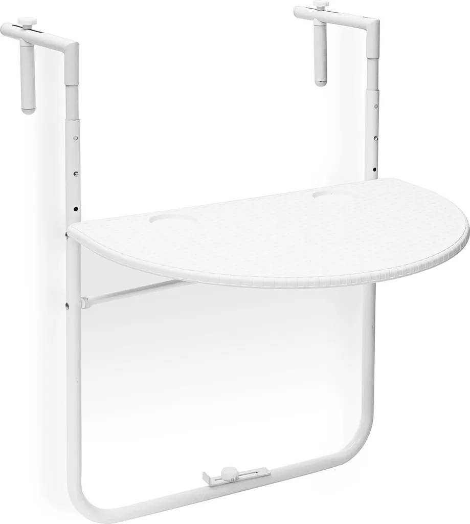 Scheda Tecnica Tavolo Sospeso Relaxdays Bianco - 60x40 cm