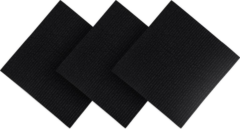 Set di strofinacci svedesi Happy Sinks - Nero - 3 pezzi Immagine del prodotto 