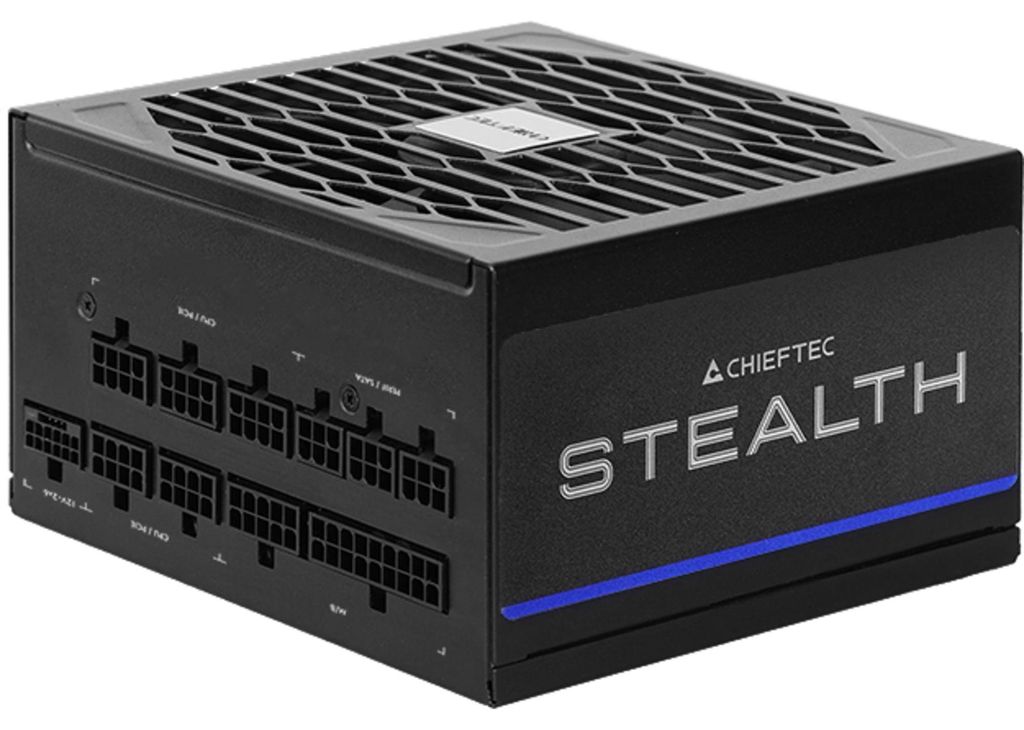 Chieftec Stealth Serie SPX-1000-FC Netzteil Schwarz, 1000 Produktbild 