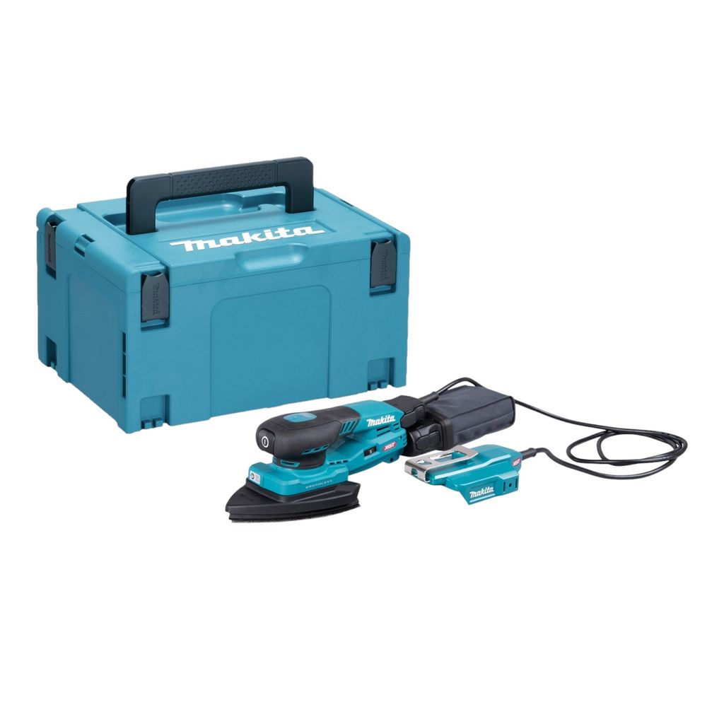 Makita BO 006 CGZ01 Akku Deltaschleifer 40 V max. 100 x 150 mm 3,0 mm Hub Brushless + Makpac - ohne Akku, ohne Ladegerät