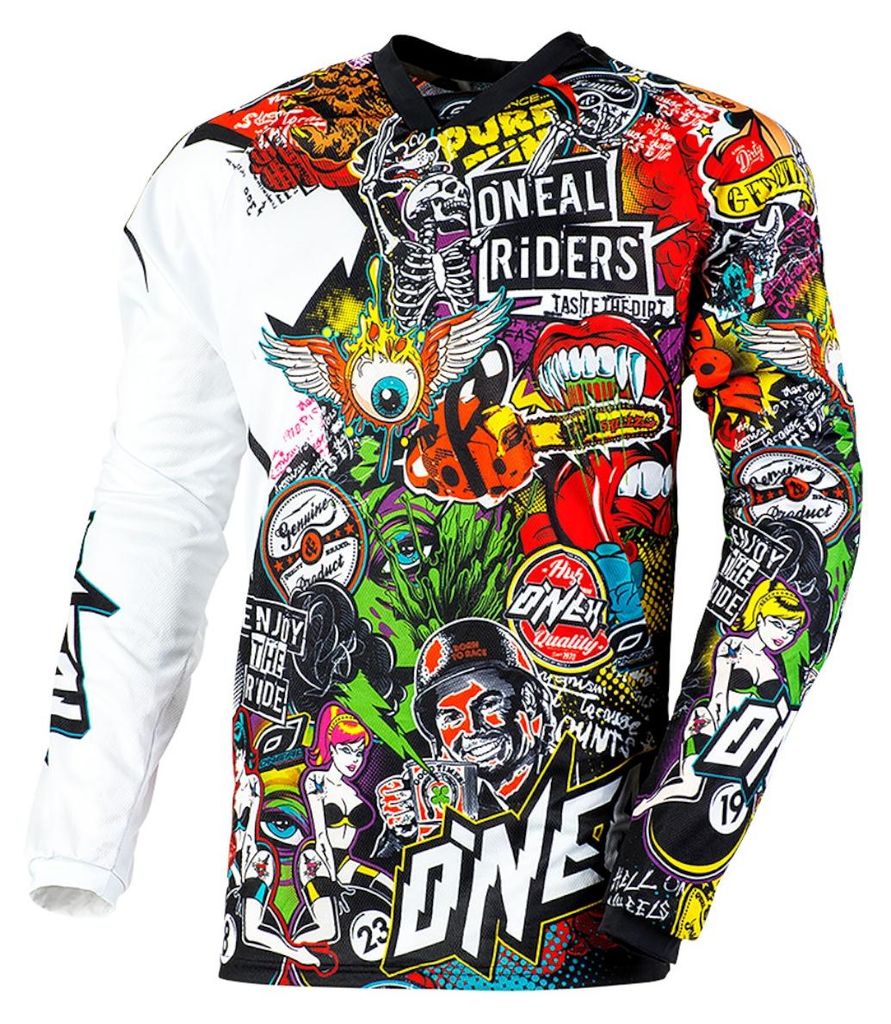 O'NEAL MAYHEM Jersey Crank Herren Radtrikot schwarz XL Produktbild 