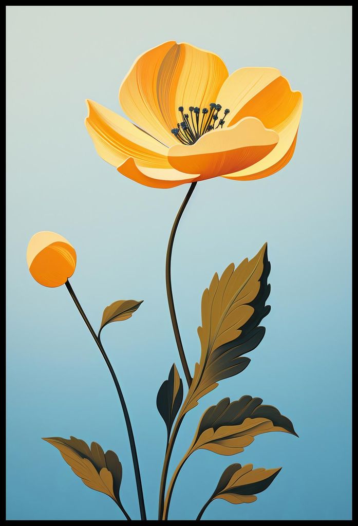 Plakat 68x101cm Morgenstrahlen