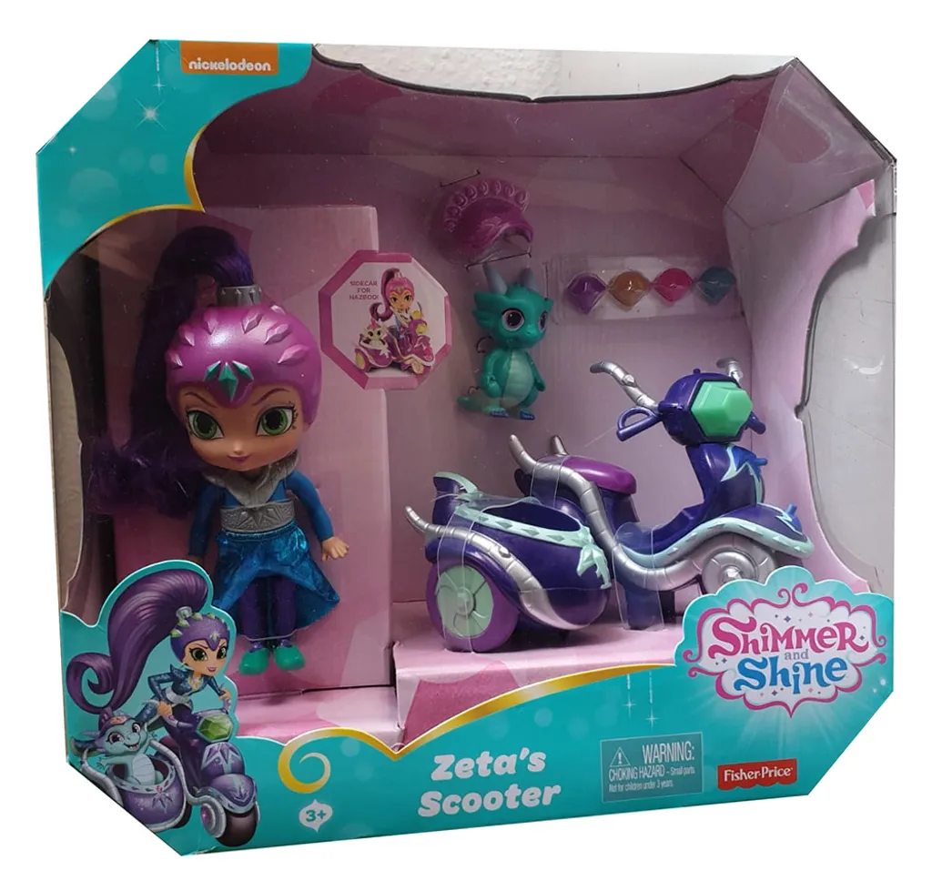 Coffret de jeu Figurine Sorcière Zeta et son Scooter avec Accessoires