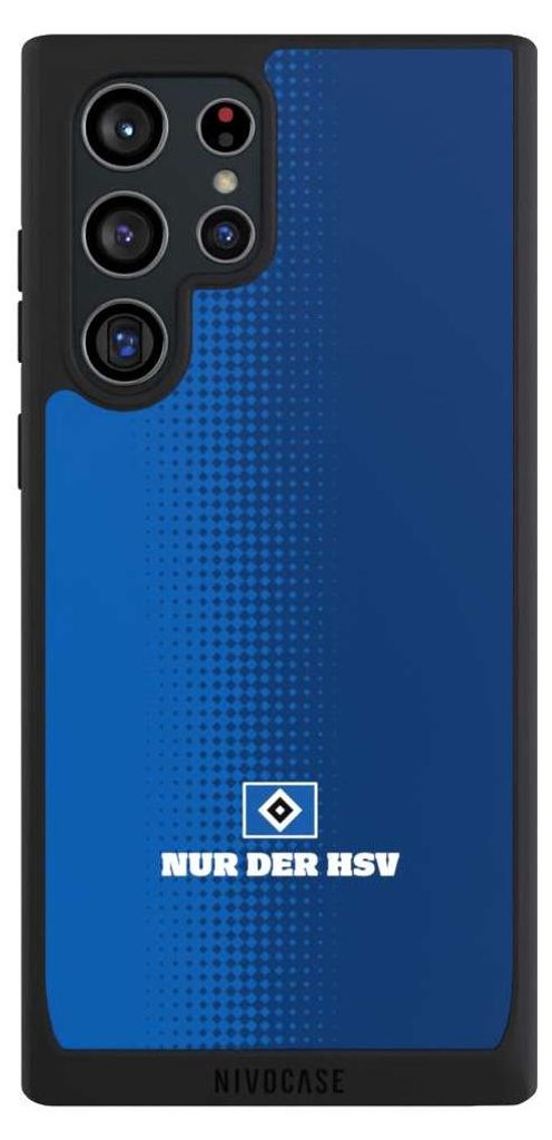 NIVOCASE Handyhülle für Samsung Galaxy S22 Ultra Hülle NIVOpure Case Schwarz HSV Logo Offizielles Lizenzprodukt