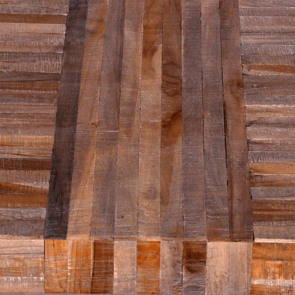 Table en bois de teck robuste contre l'usure pour un salon élégant