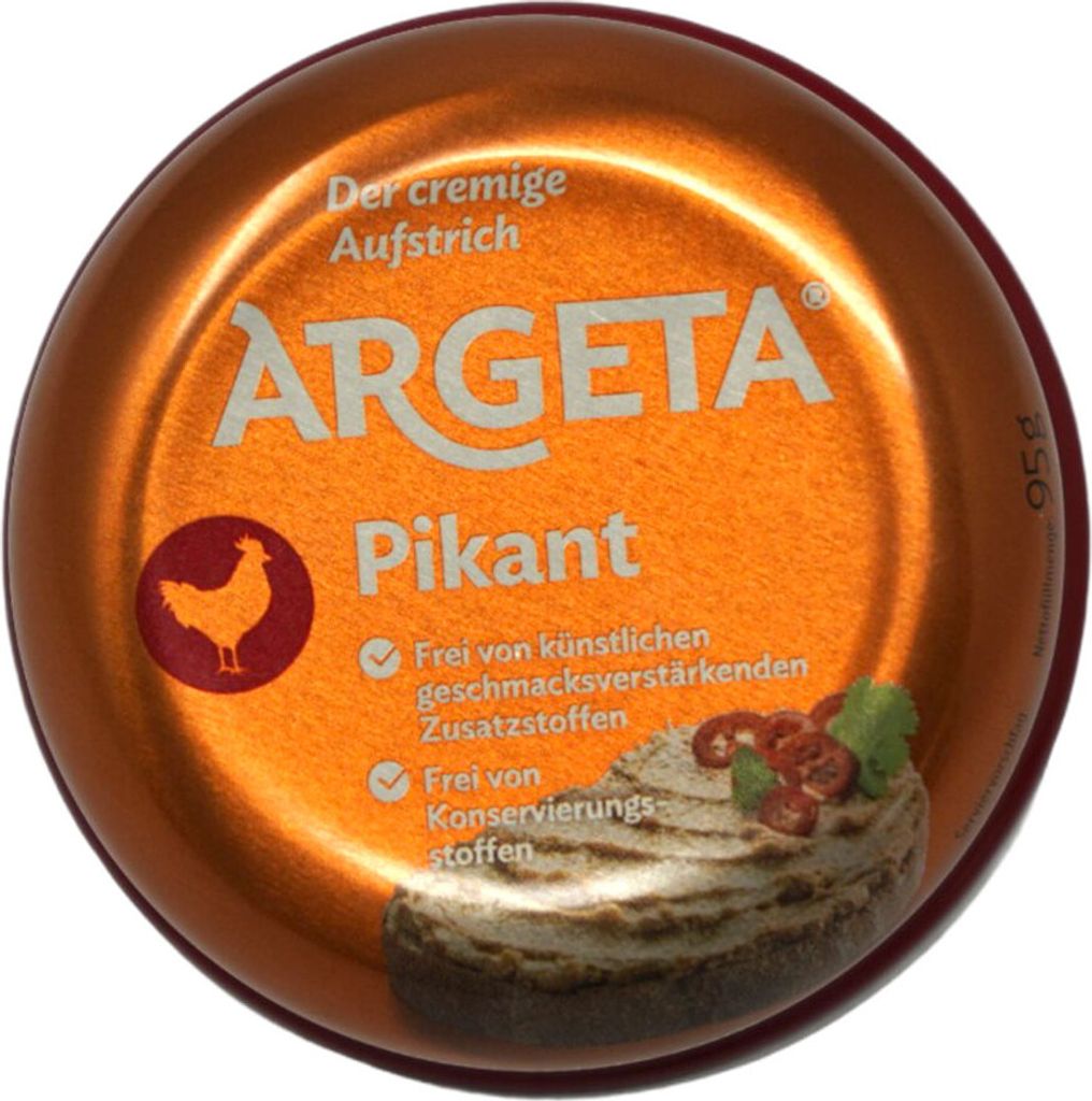 Argeta Aufstrich Huhn Pikant 95g Produktbild 