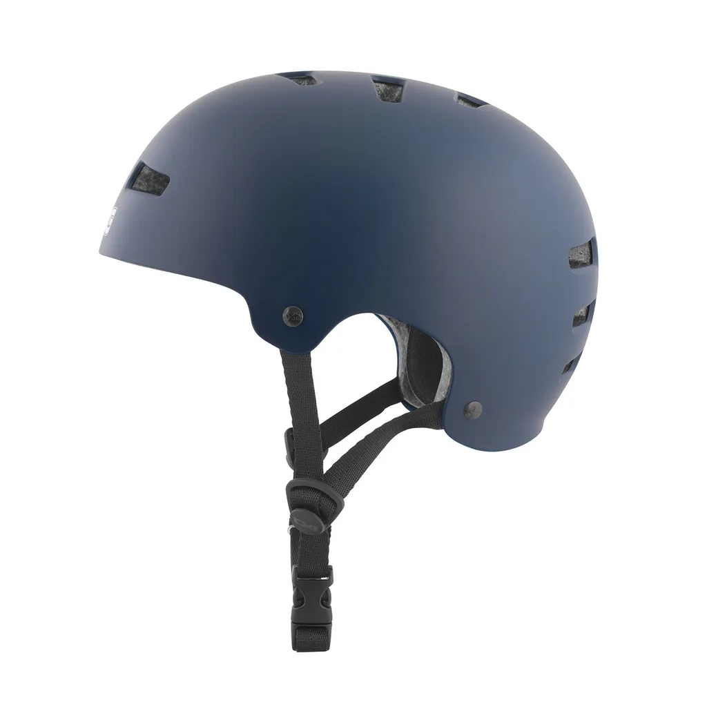 Casque TSG Evolution Satin Blue S/M avec Coque Rigide et Design Profilé - 3