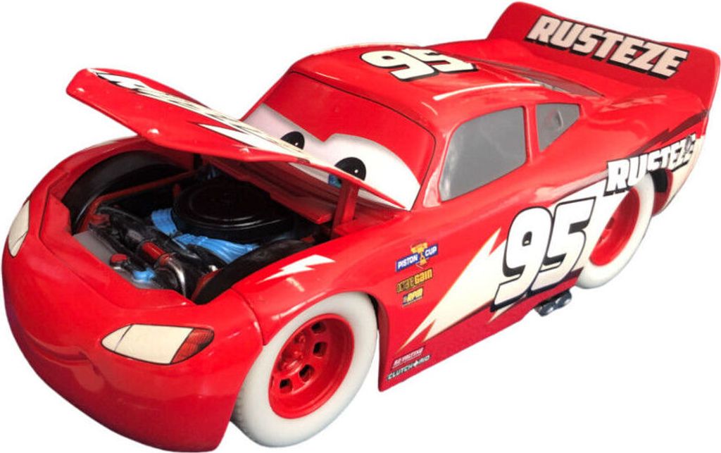 Flash McQUENN CARS fluorescent, JAD34846, Maßstab1/24, JADA TOYS
