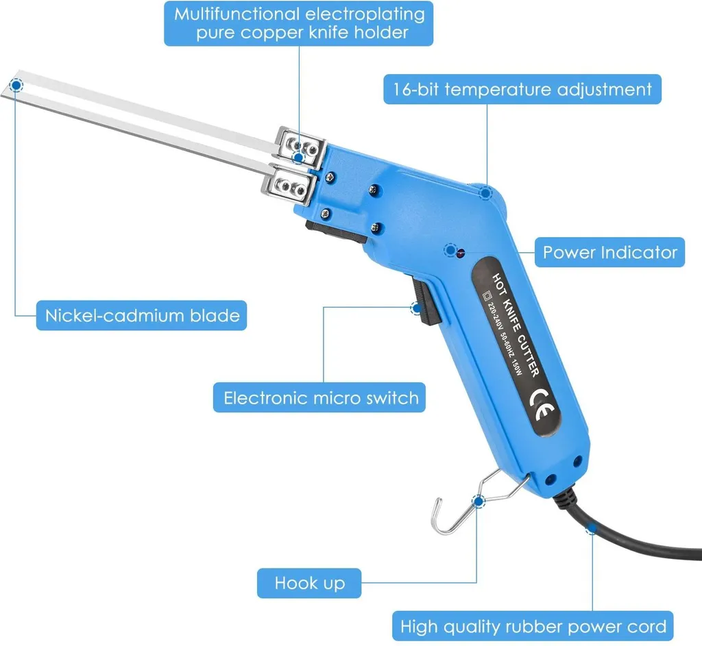 Outil de découpe polystyrène pour isolation et décors - 150W 220V
