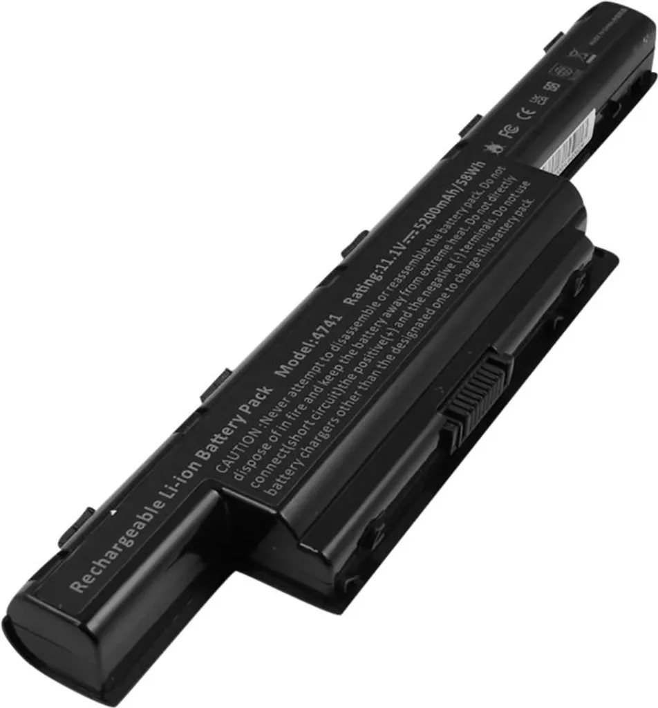 Avizar, Acer Aspire 4251 / 4738 Ersatz Lithium-Ionen Laptop Akku 11,1V 5200mAh, Schwarz