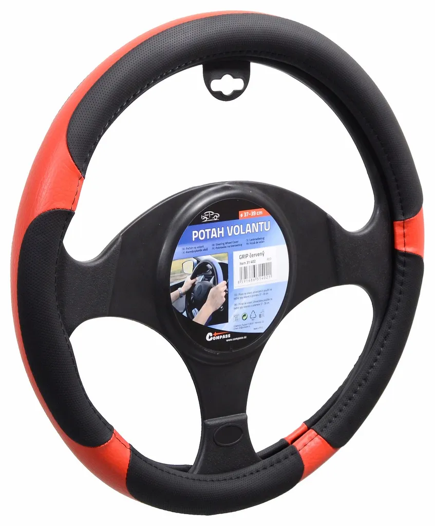 Coprivolante Grip Rosso Racing - Massima Aderenza e Stile Sport