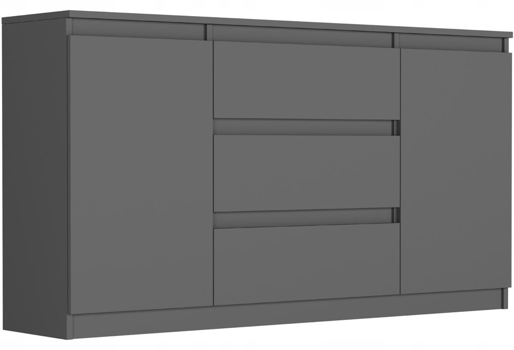Komoda 140 cm zásuvky dveře skříňka FRAMIRE R-140-S3 Obrázek produktu 