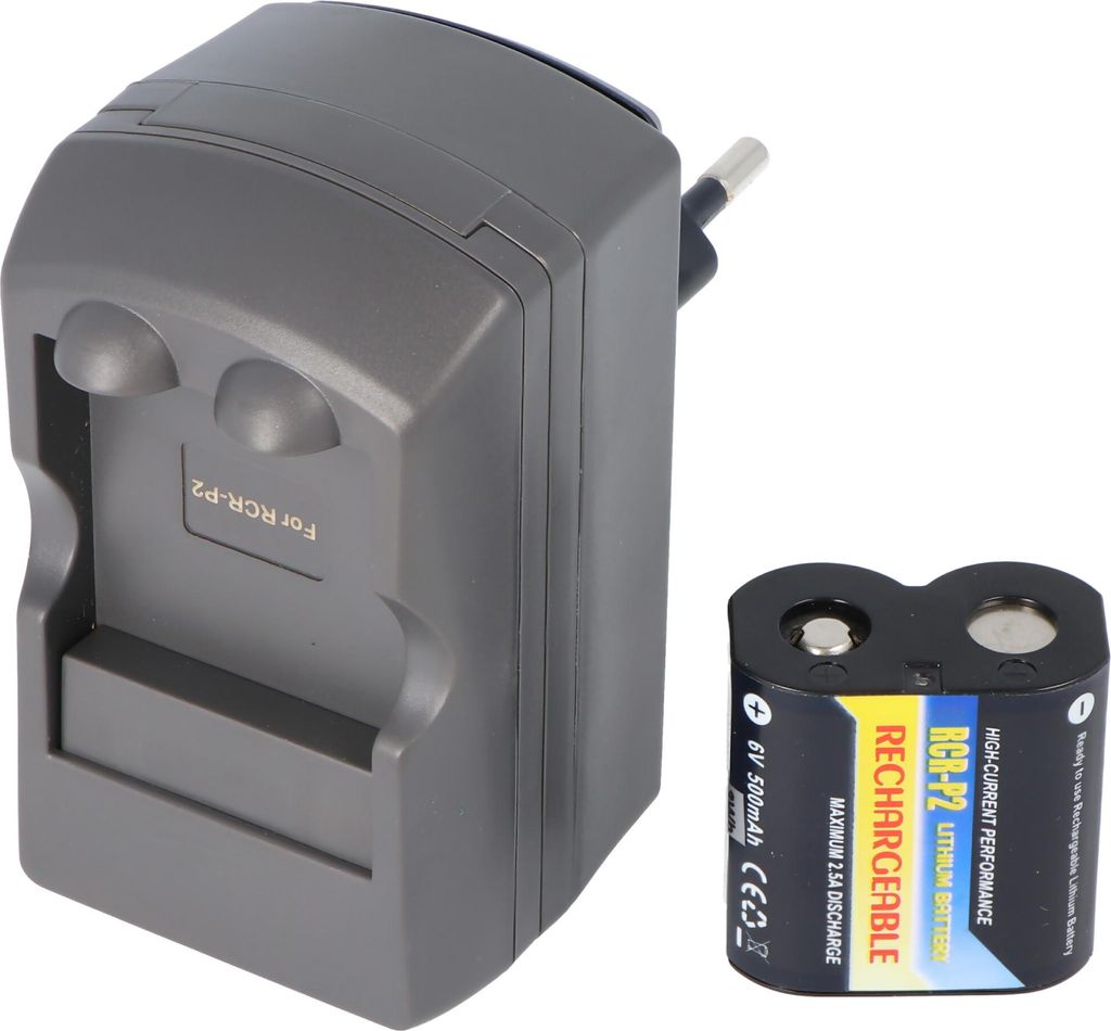 Schnellladegerät CR-P2P PowerSet inklusive CR-P2 Li-Ion Akku