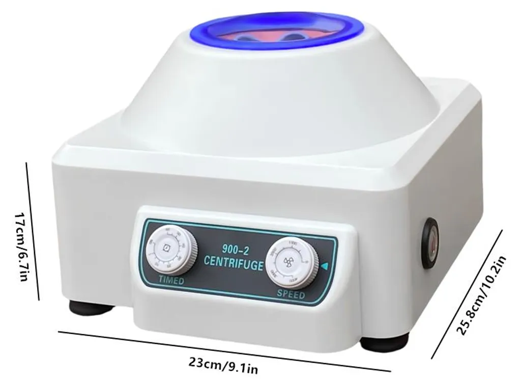 Mini centrifugeuse électrique de table 6 tubes avec rotor fixe 30W