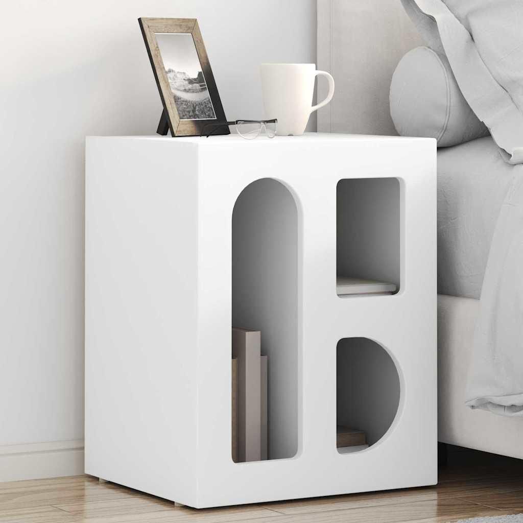 Maison Exclusive - Nachttisch 2 pcs Weiß 40 x 35 x 50 cm Holzwerkstoff