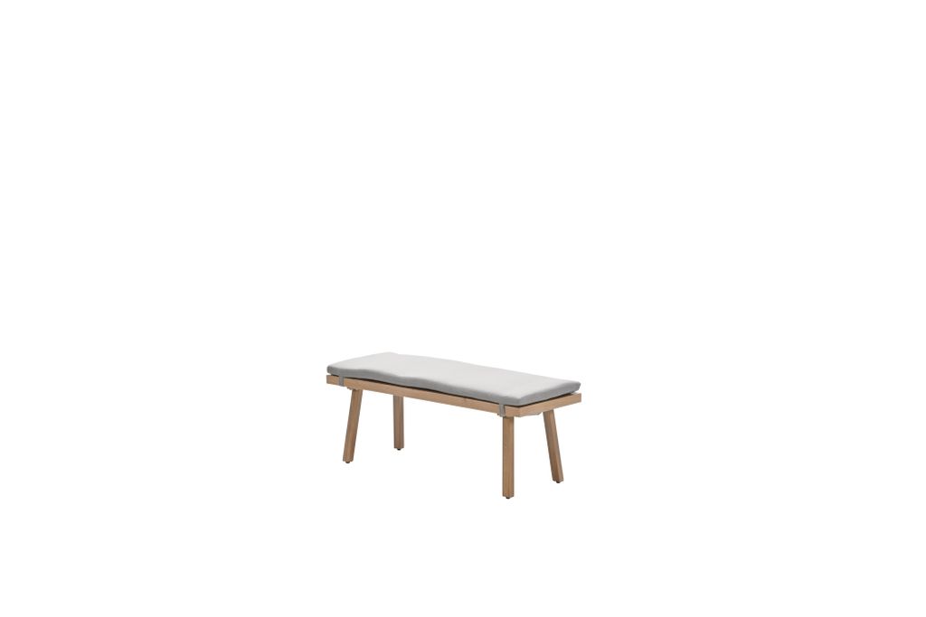 Decala sportbank - aluminium - light teak look - desert Productafbeelding 