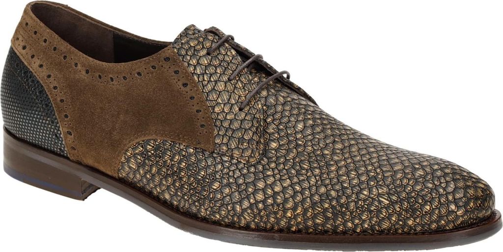 Floris van Bommel Elegante Schnürschuhe Herren 31383831303438 Braun 43 1/3 EU