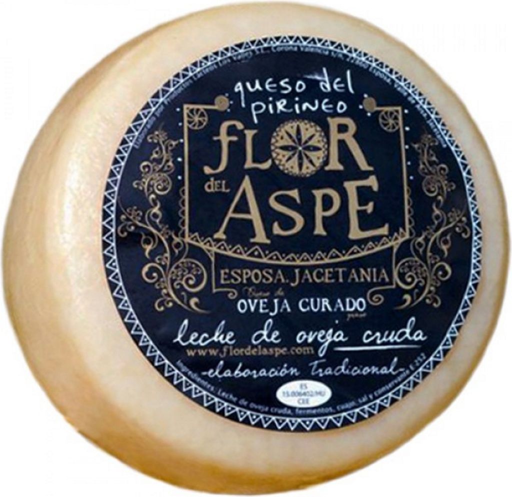 Gereifter Schafskäse - Käse der Pyrenäen ca. 3,0 kg - Flor del Aspe