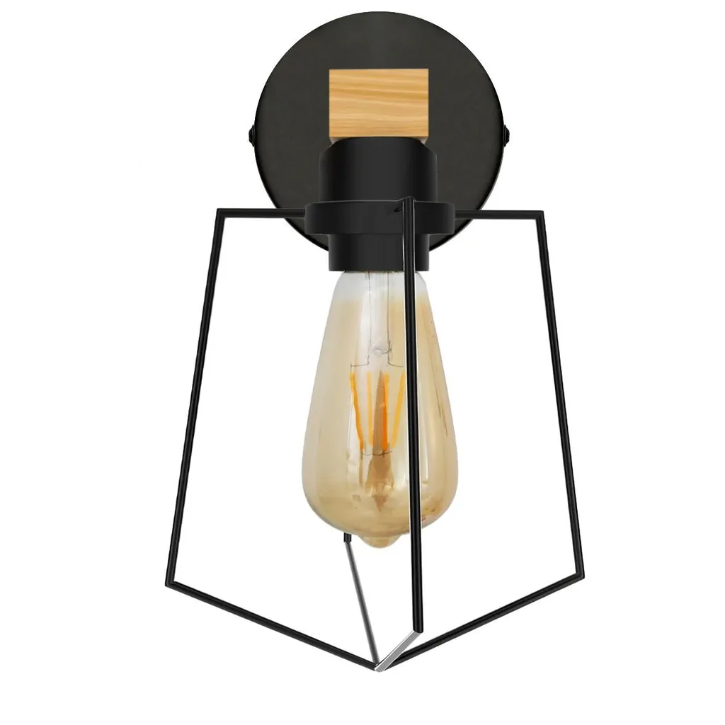Applique Moderna tooLight App978-1W Black | Lampada Design Industriale - 2